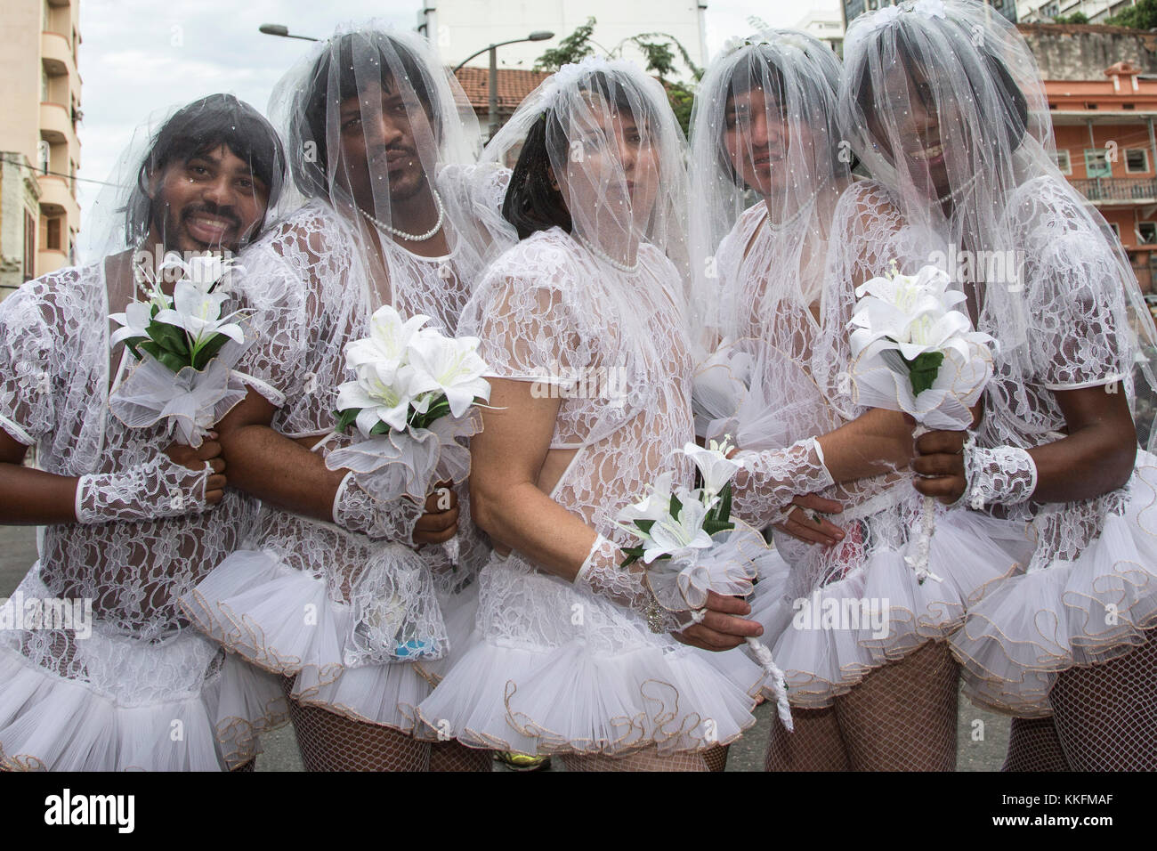 Il carnevale di Rio de Janeiro, Brasile Foto Stock