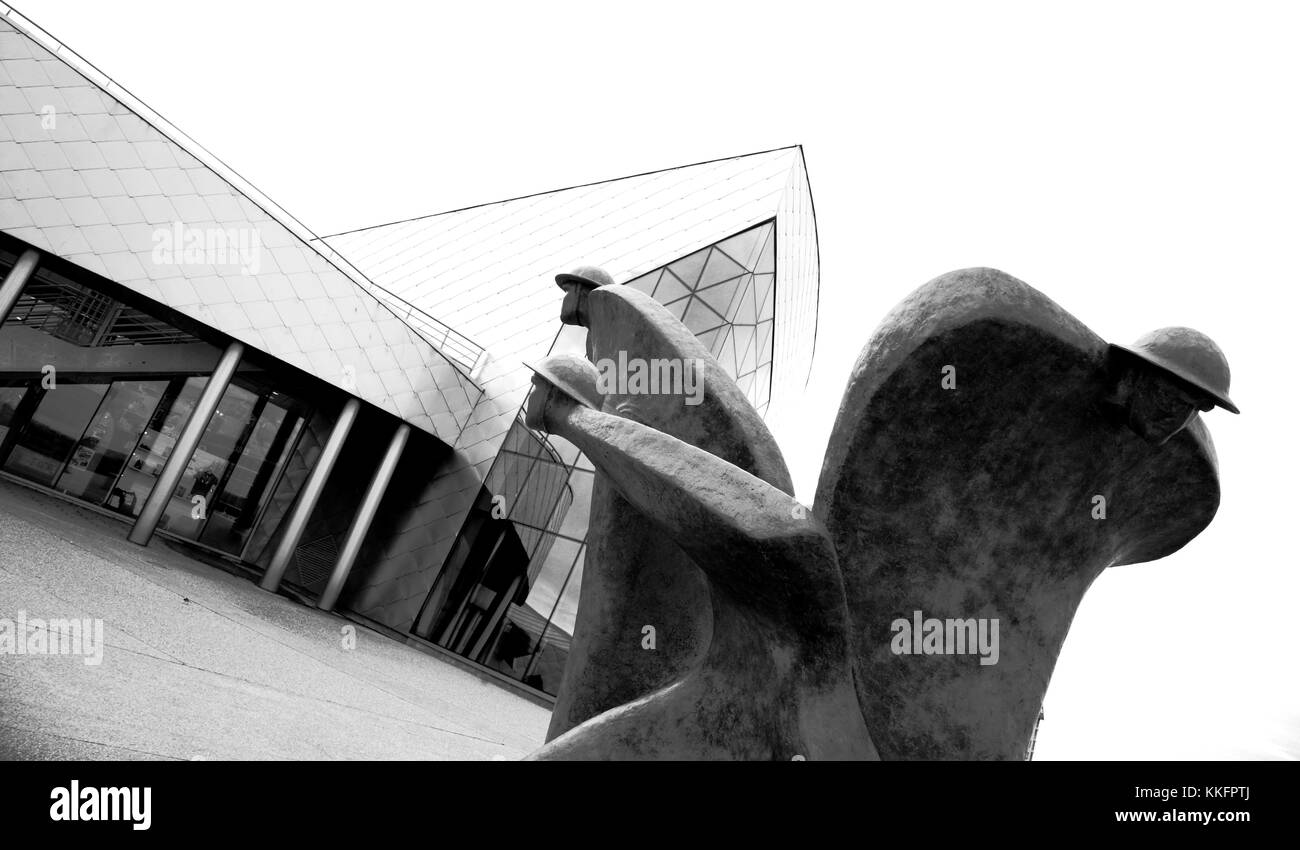 Normandia, Francia e le rive dell'invasione del 1945, spiagge storiche americane, canadesi e inglesi Foto Stock