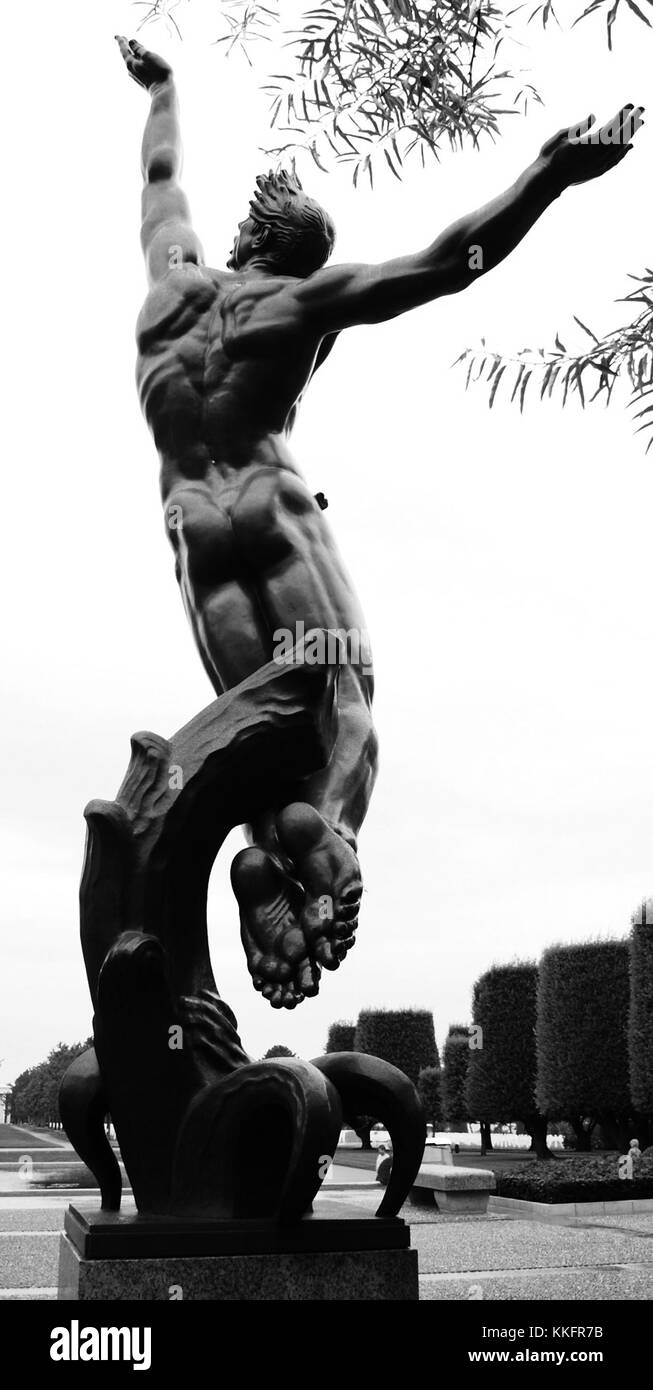 Normandia, Francia e le rive dell'invasione del 1945, spiagge storiche americane, canadesi e inglesi Foto Stock