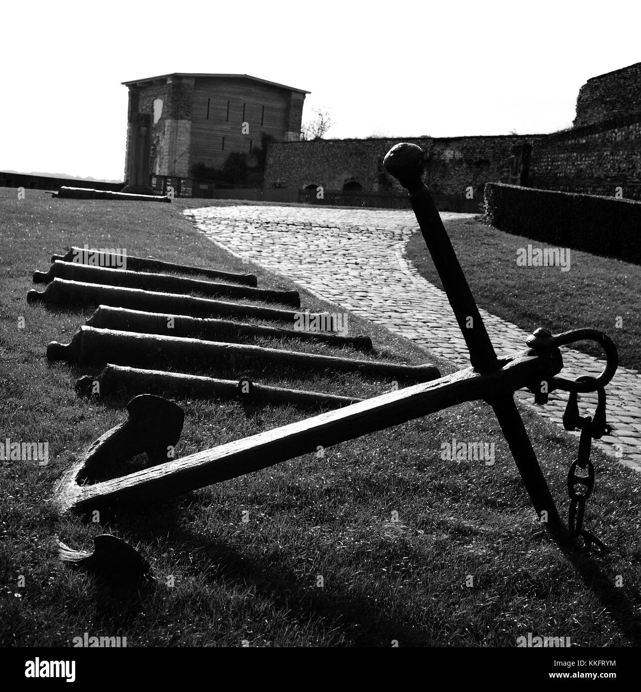 Normandia, Francia e le rive dell'invasione del 1945, spiagge storiche americane, canadesi e inglesi Foto Stock