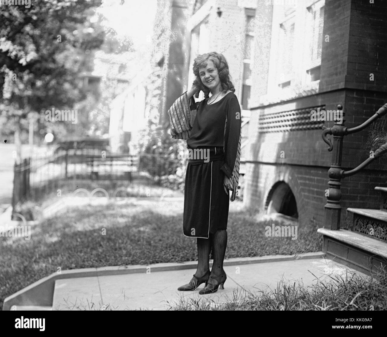 Ritratto di Margaret Gorman, la prima Miss America, catturato durante il suo regno nel 1921, segnando un momento storico nella storia del concorso. Foto Stock