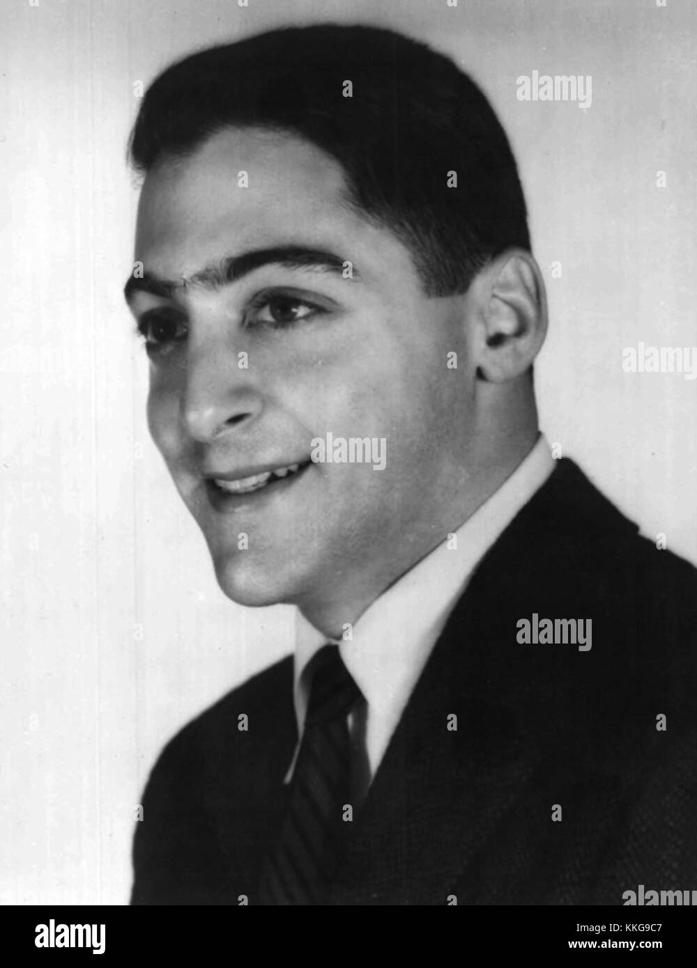 Mike Todd Jr. Fu una figura di spicco nell'industria dell'intrattenimento nel 1958, noto per i suoi contributi alla produzione cinematografica e il suo lavoro nell'industria cinematografica. Foto Stock