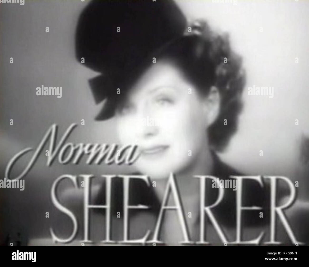 Norma Shearer è protagonista del trailer del film del 1939 "le donne", una commedia-dramma che esplora le relazioni e la vita delle donne a New York. Foto Stock
