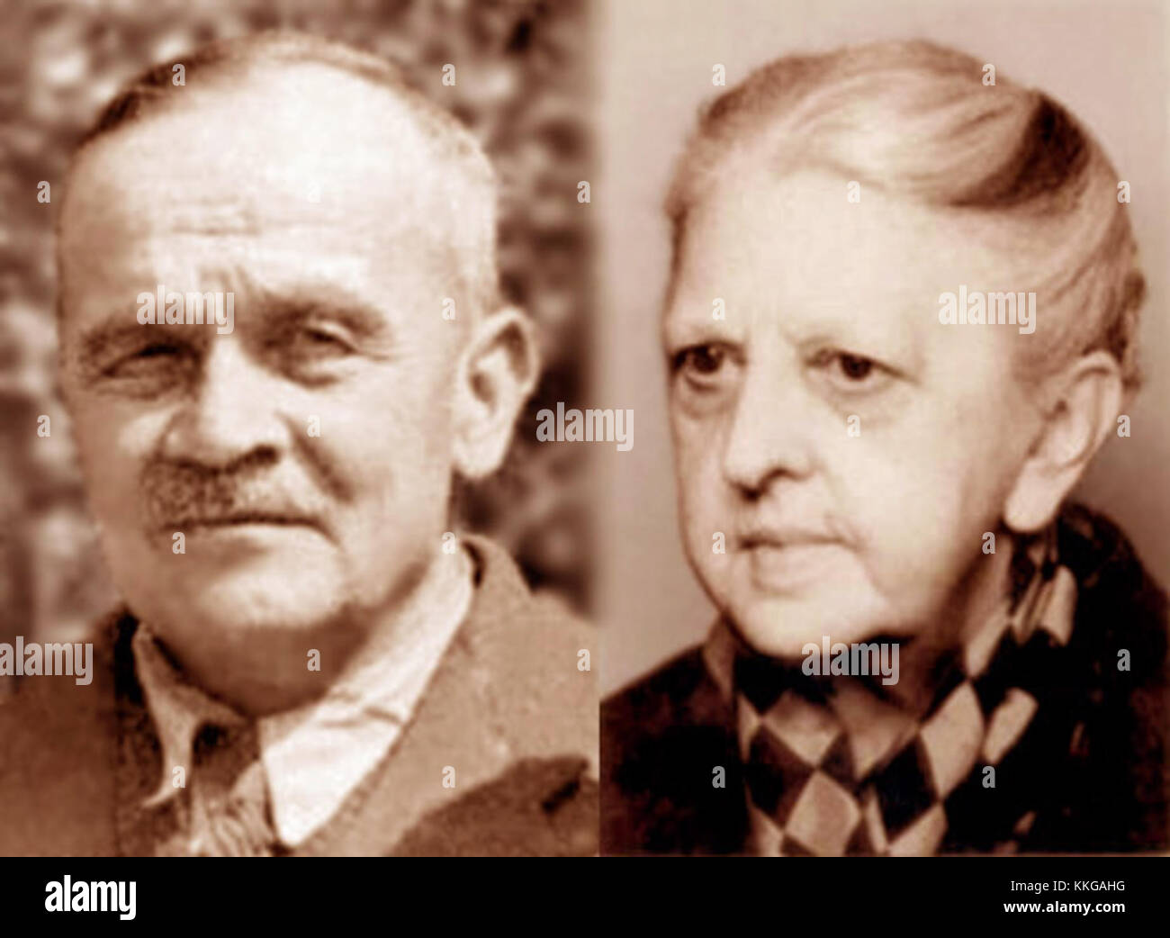 Jerzy e Irena Krepec furono riconosciuti come giusti tra le Nazioni per i loro sforzi nel salvare gli ebrei durante l'Olocausto in Polonia. Il loro coraggio nel proteggere gli individui ebrei durante la seconda guerra mondiale è commemorato per il suo coraggio e l'integrità morale. Foto Stock