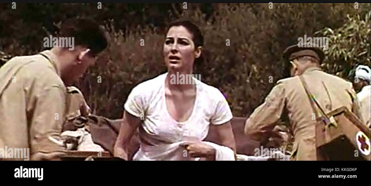 Bhowani Junction, un film britannico-indiano degli anni '1950, ritrae la complessa situazione culturale e politica dell'India durante il dominio coloniale britannico. Foto Stock