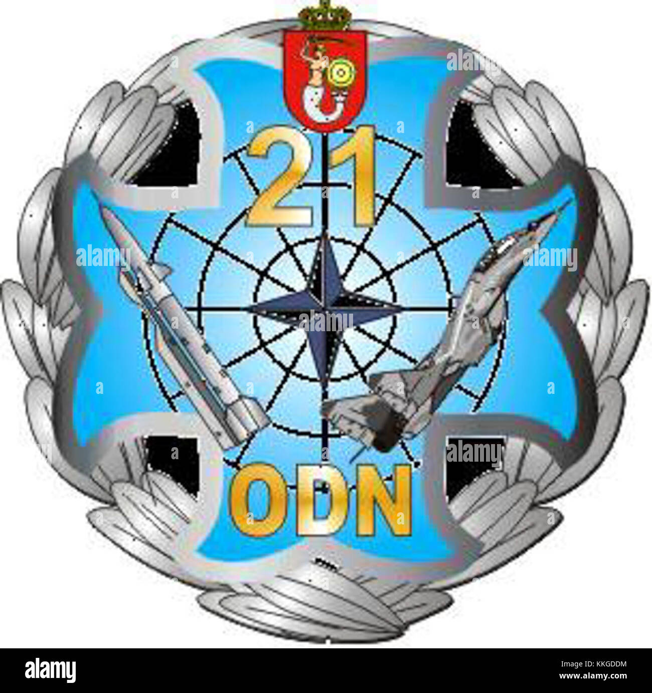 Osrodek Dowodzenia i Naprowadzania (Centro di comando e guida) è una struttura militare dedicata alle operazioni strategiche e ai sistemi di controllo. Svolge un ruolo cruciale nel coordinare le attività militari e garantire una comunicazione e un orientamento efficaci per le operazioni. Foto Stock