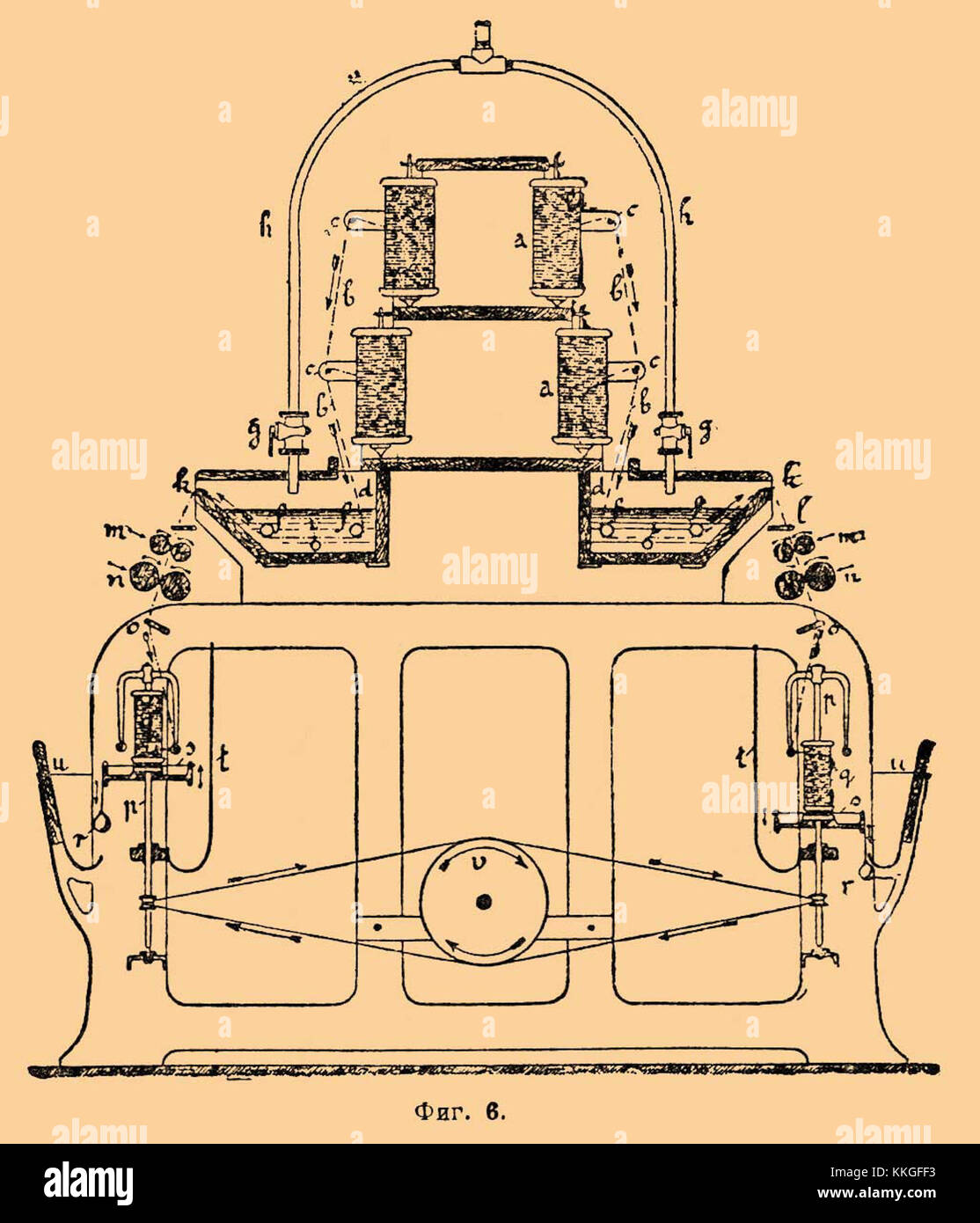 Una voce dal Brockhaus and Efron Enciclopedic Dictionary, un rinomato lavoro di riferimento russo, che copre una vasta gamma di argomenti dalla storia alla scienza, pubblicato all'inizio del XX secolo. Foto Stock