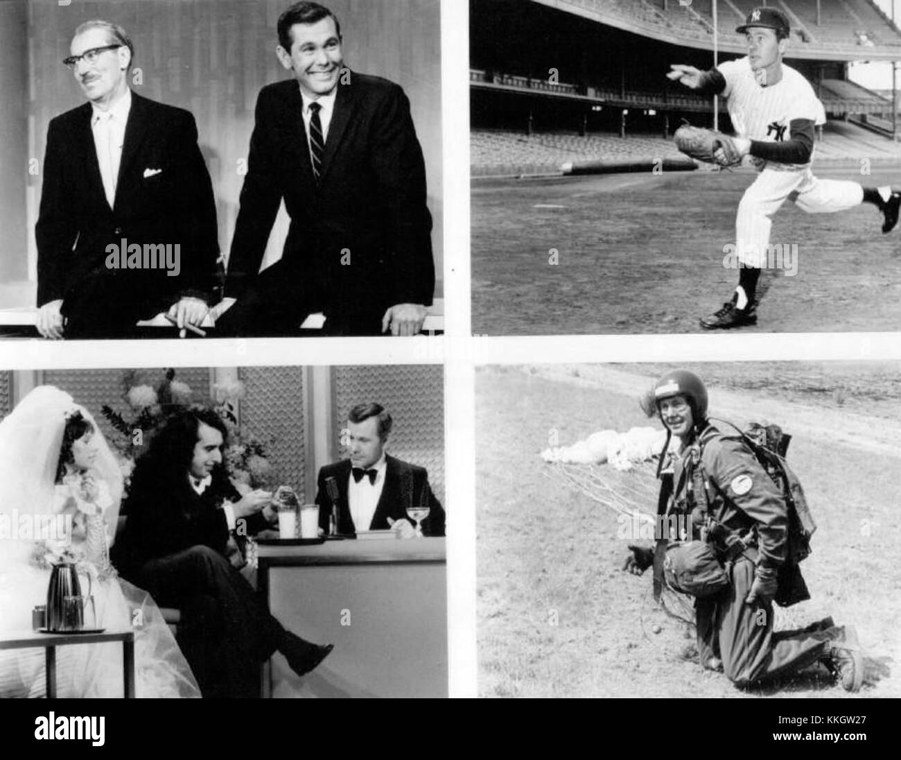 The Tonight Show's Memorable Moments del 1975 presenta momenti iconici della storia della televisione. L'influenza del showâ sulla cultura popolare e sull'intrattenimento notturno viene mostrata attraverso i suoi punti salienti di quell'anno. Foto Stock