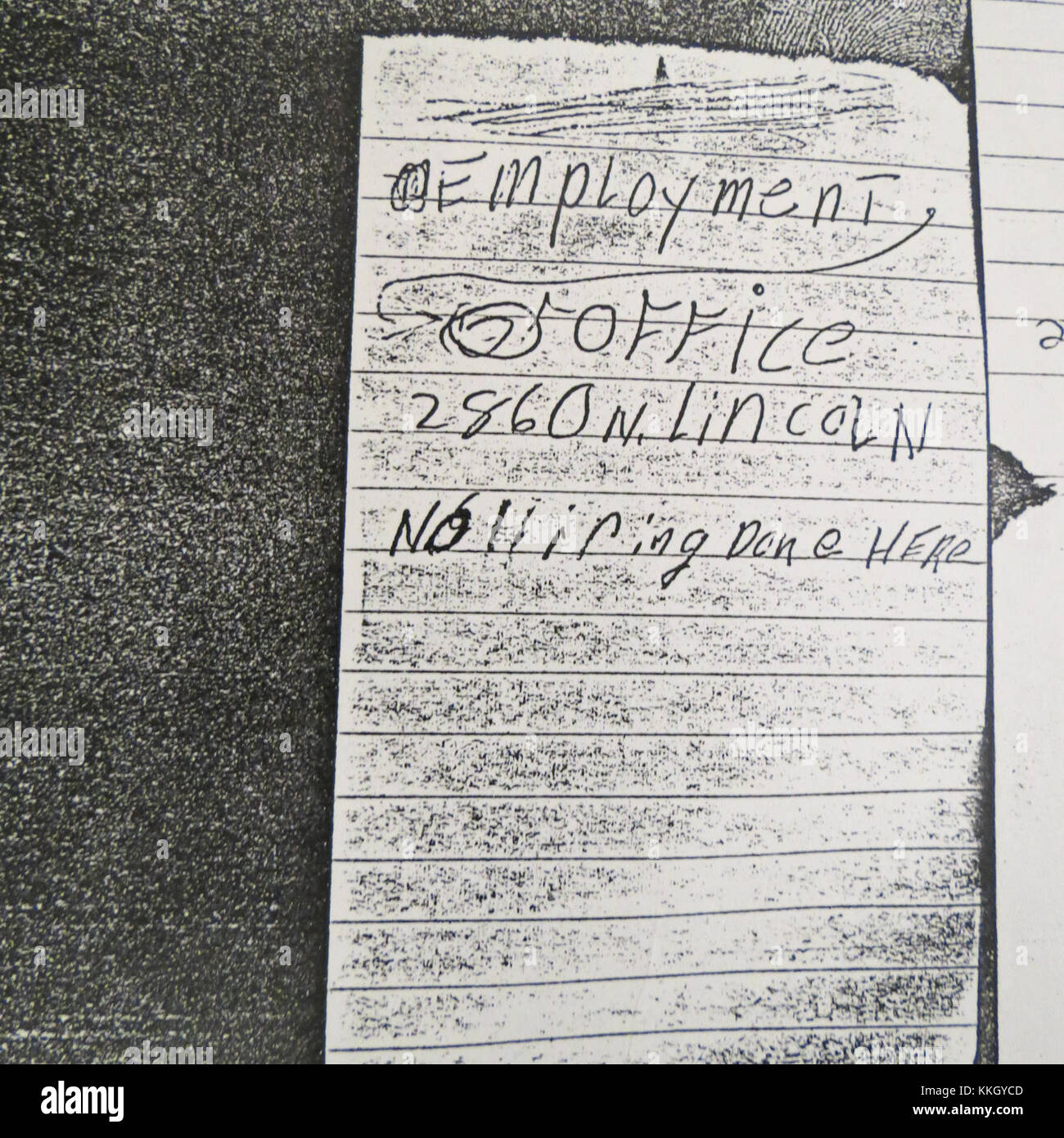 La nota di Delafield si riferisce a un documento storico associato alla famiglia Delafield, notevole per il suo ruolo in eventi specifici. Funge da fonte primaria per comprendere il contesto e le attività del tempo. Foto Stock