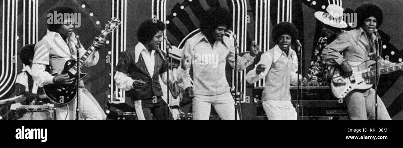 Jackson 5 su Soul Train Foto Stock
