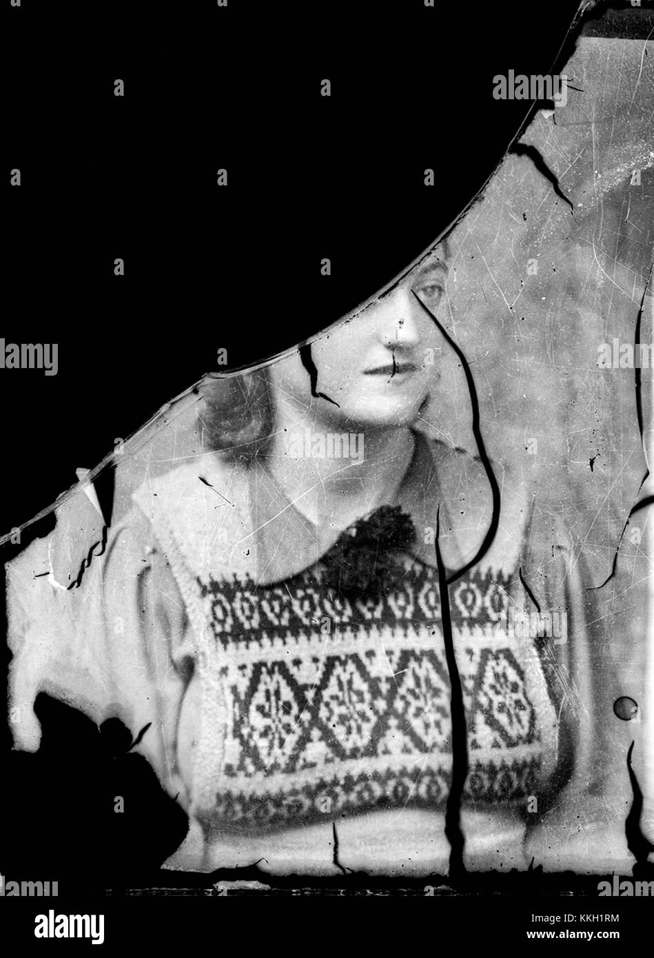 Due immagini che mostrano ritratti scattati nel dicembre 2013, catturando individui con uno stile personale e dettagliato. Foto Stock