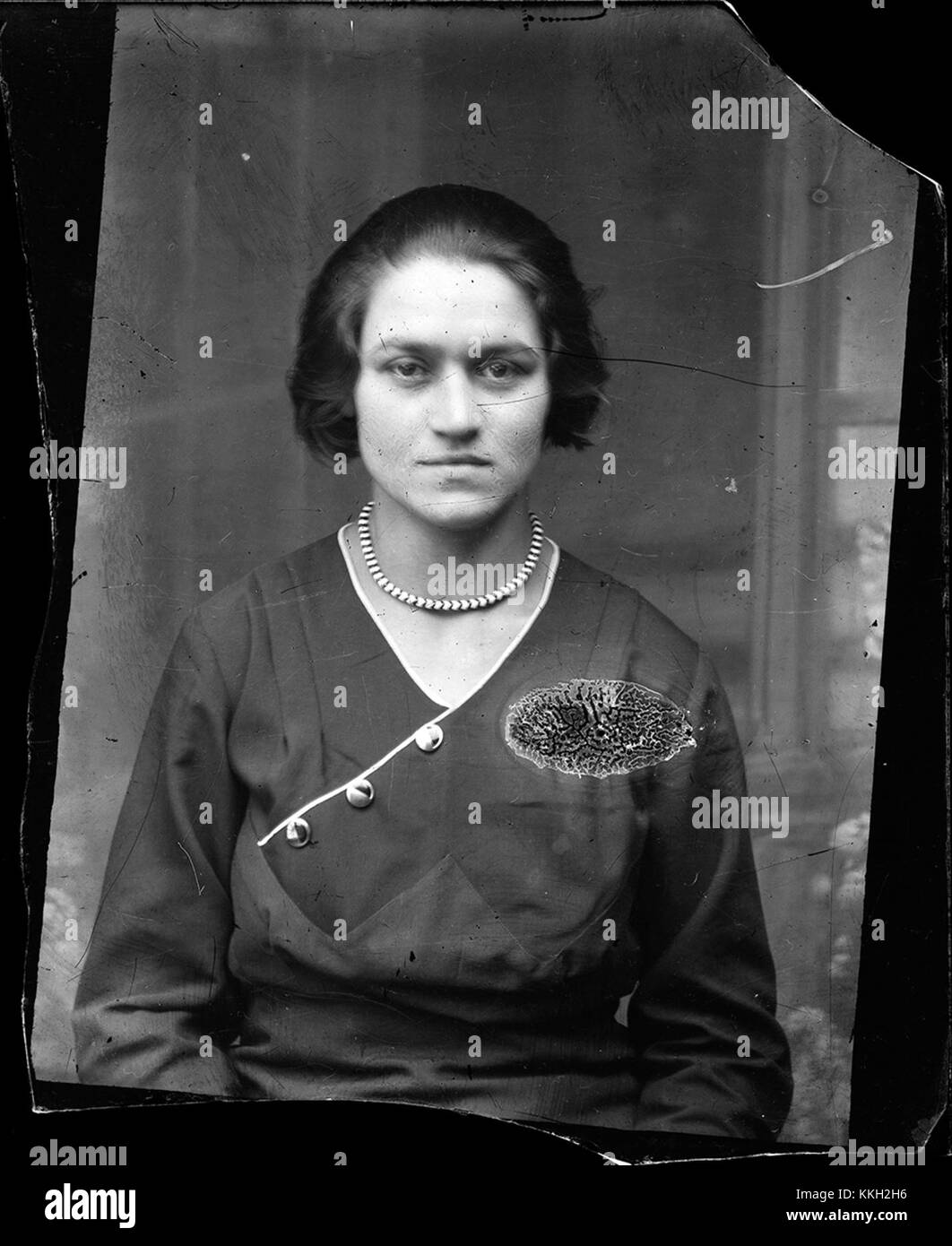 Un ritratto di una donna catturato il 5 gennaio 2014, che mostra la sua bellezza naturale e la sua espressione serena. Foto Stock