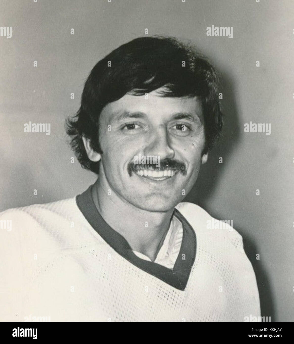 La carta da hockey Topps n. 105 del 1978-79 include Glenn 'Chico' Resch, un portiere canadese che ha giocato per i New York Islanders. Resch ebbe una brillante carriera in NHL, inclusa la vittoria della Stanley Cup con gli Islanders nella stagione 1979-80. Foto Stock