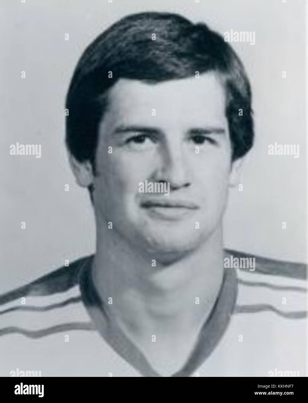 Brian Sutter è un ex giocatore di hockey su ghiaccio canadese, conosciuto per il suo tempo nella NHL. Ha giocato per i St. Louis Blues ed è stato riconosciuto per la sua leadership, grinta e impegno nel gioco durante la sua carriera. Foto Stock