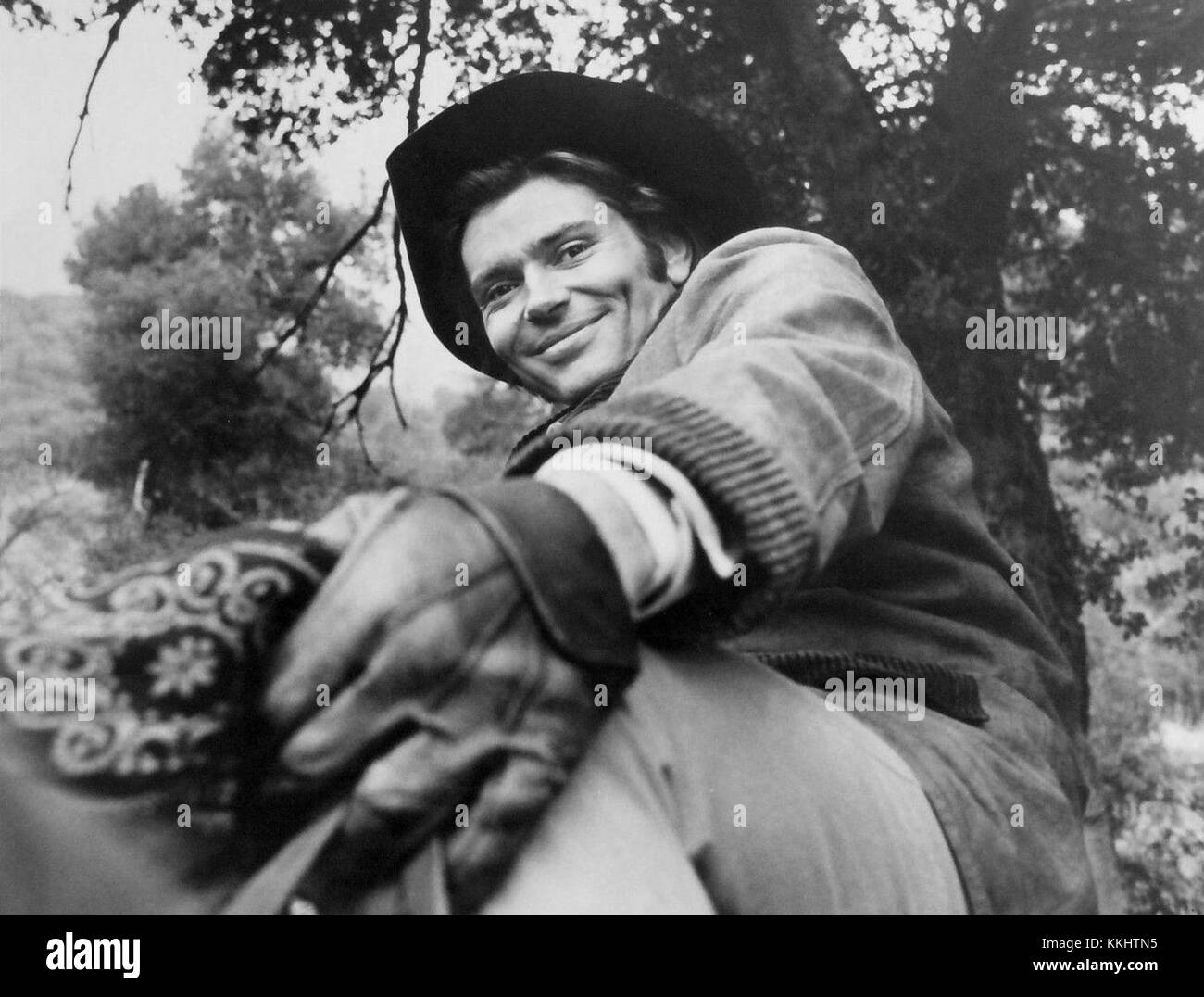 Pete Duel è stato un attore statunitense noto soprattutto per il suo ruolo nello show televisivo alias Smith and Jones. Duel ha recitato al fianco di Ben Murphy nel ruolo di due fuorilegge nel selvaggio West, un ruolo che ha reso la serie un successo popolare durante i primi anni '1970 Foto Stock