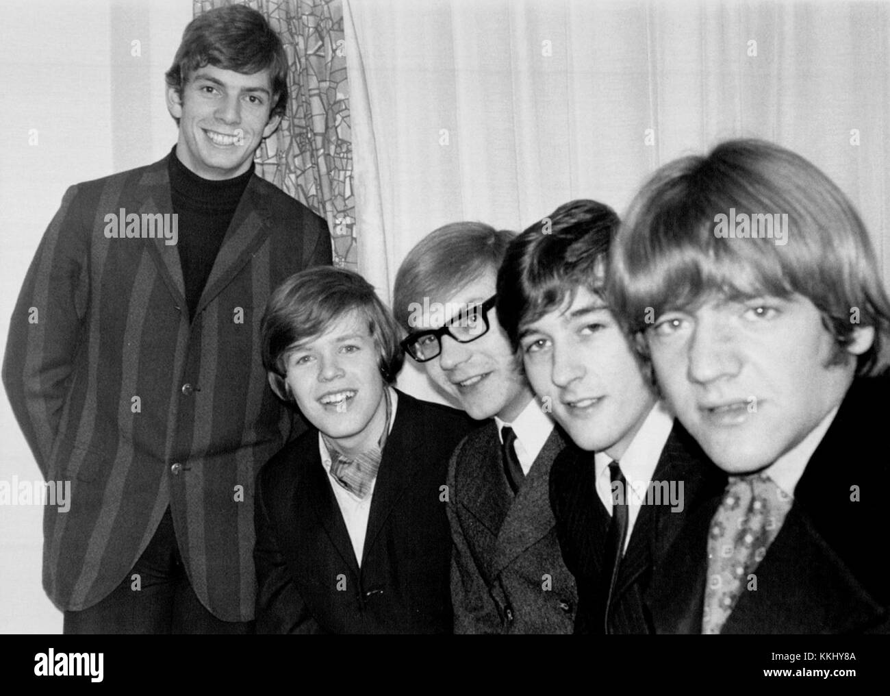 Herman's Hermits, una band pop britannica, divenne ampiamente nota nel 1967, famosa per le loro canzoni di successo e l'influenza sulla cultura pop degli anni '1960. Foto Stock