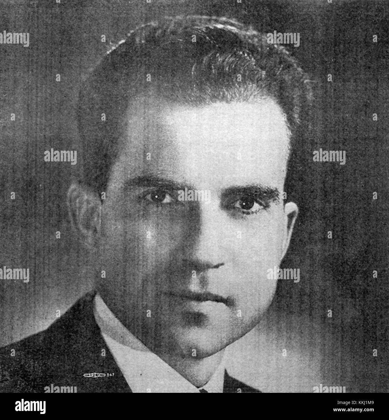 Il ritaglio fotografico Nixon Flyer 1946 presenta un'immagine storica del 1946 relativa al Nixon Flyer, un pezzo significativo nella storia dell'aviazione. Foto Stock