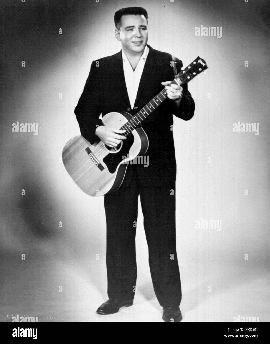 The Big Bopper, nato J.P. Richardson, era un musicista statunitense noto per le sue canzoni di successo alla fine degli anni '1950 È ricordato soprattutto per il suo ruolo in The Day the Music Died plane crash insieme a Buddy Holly e Ritchie Valens nel 1959. Foto Stock