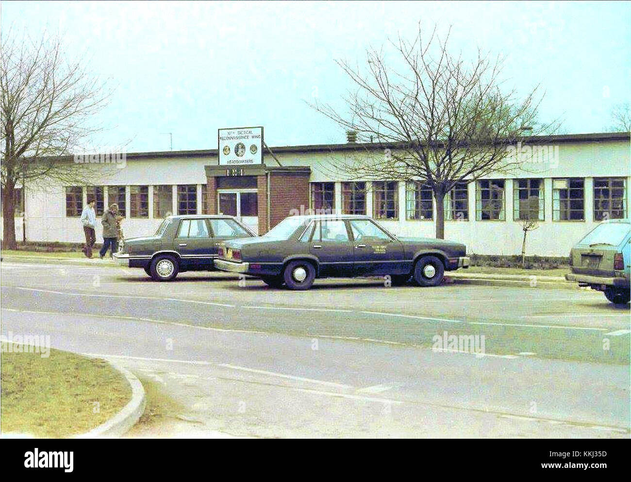 L'edificio 645, Wing HQ-CBPO, è un'installazione militare. Ospita la sede operativa e svolge un ruolo fondamentale nella gestione delle operazioni militari e nel coordinamento del personale. Foto Stock