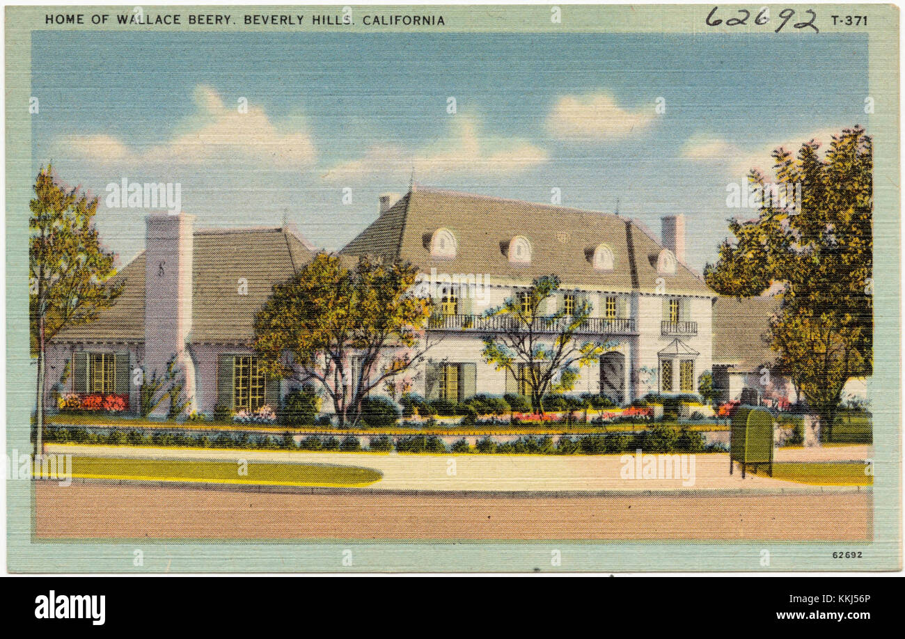 Casa di Wallace Beery, Beverly Hills, California (62692) Foto Stock