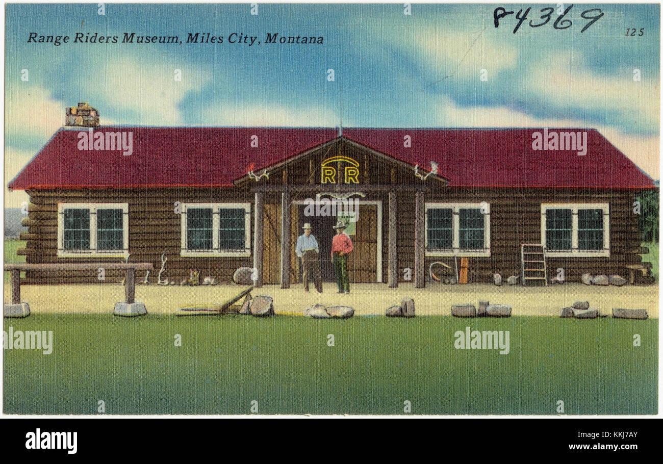 Range Riders Museum, Miles City, Montana (84369) Foto Stock