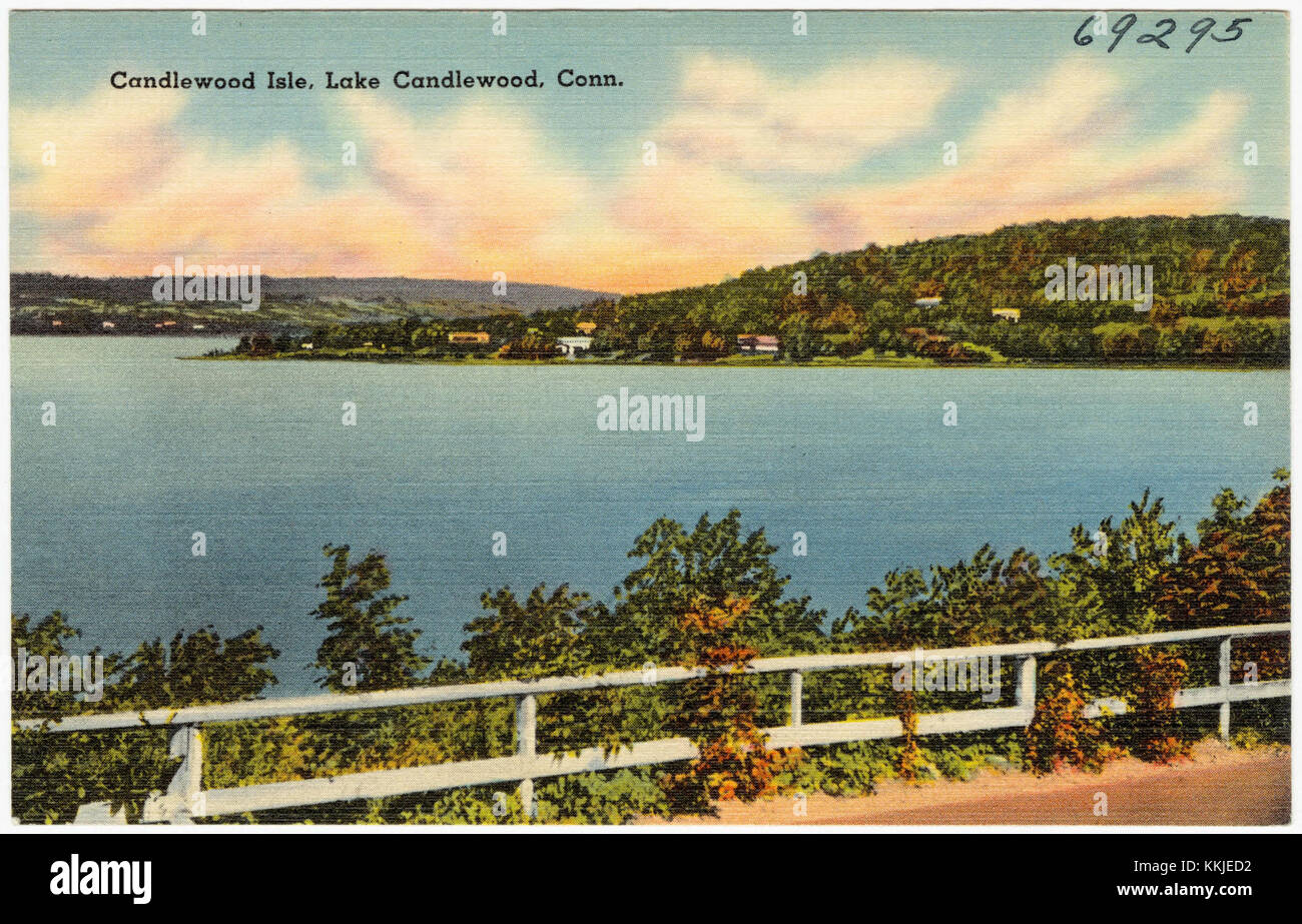 Candlewood Isle è una comunità privata situata sul lago Candlewood nel Connecticut, identificata dall'identificatore 69295. Foto Stock