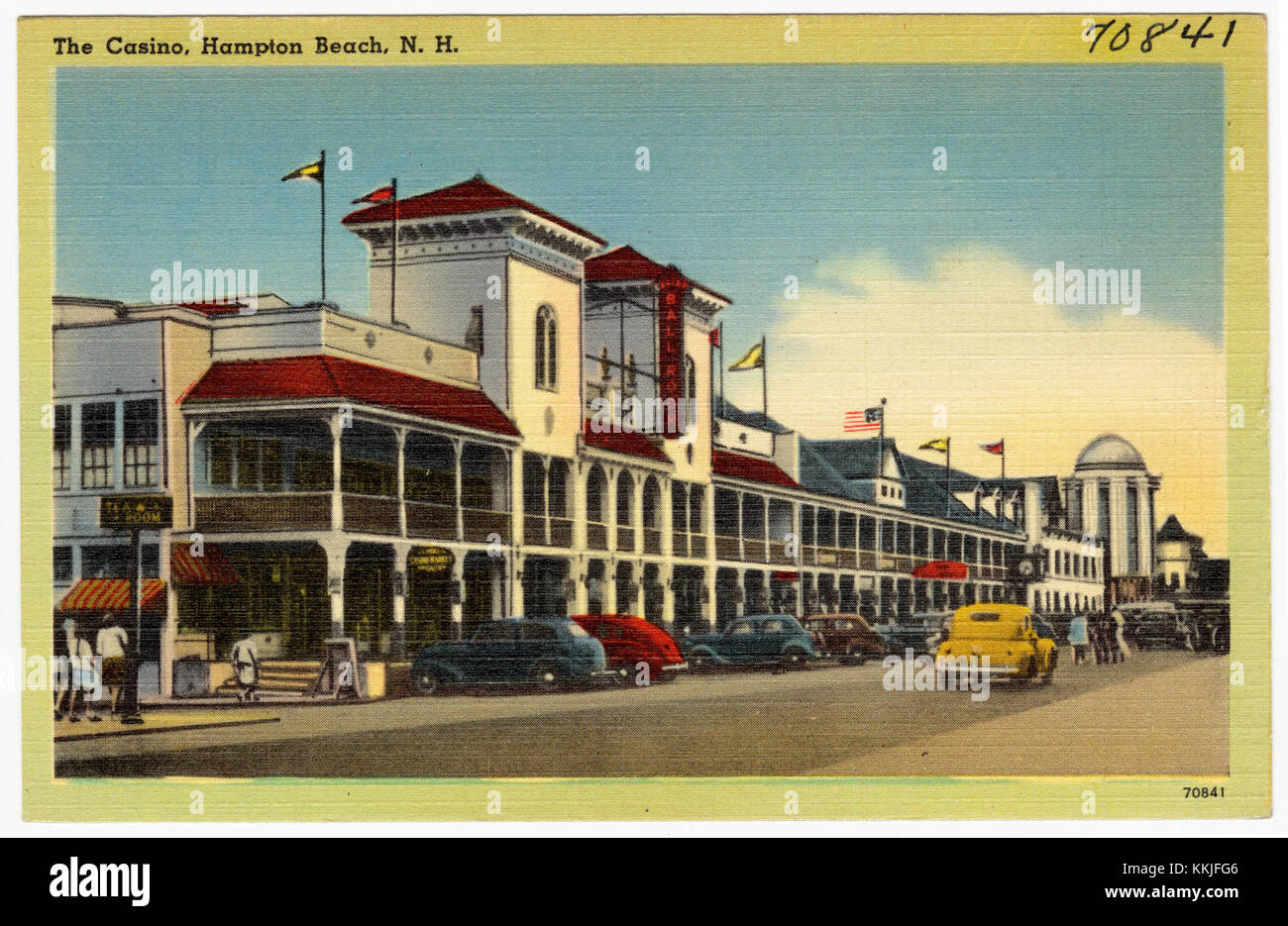 The Casino, Hampton Beach, N.H (70841) Foto Stock