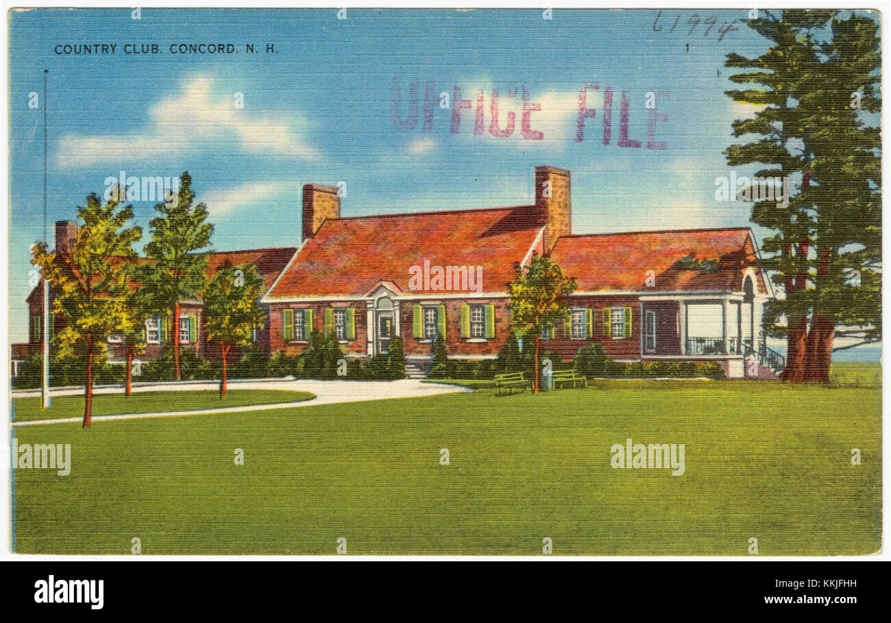 Country club, Concord, N.H (61994) Foto Stock