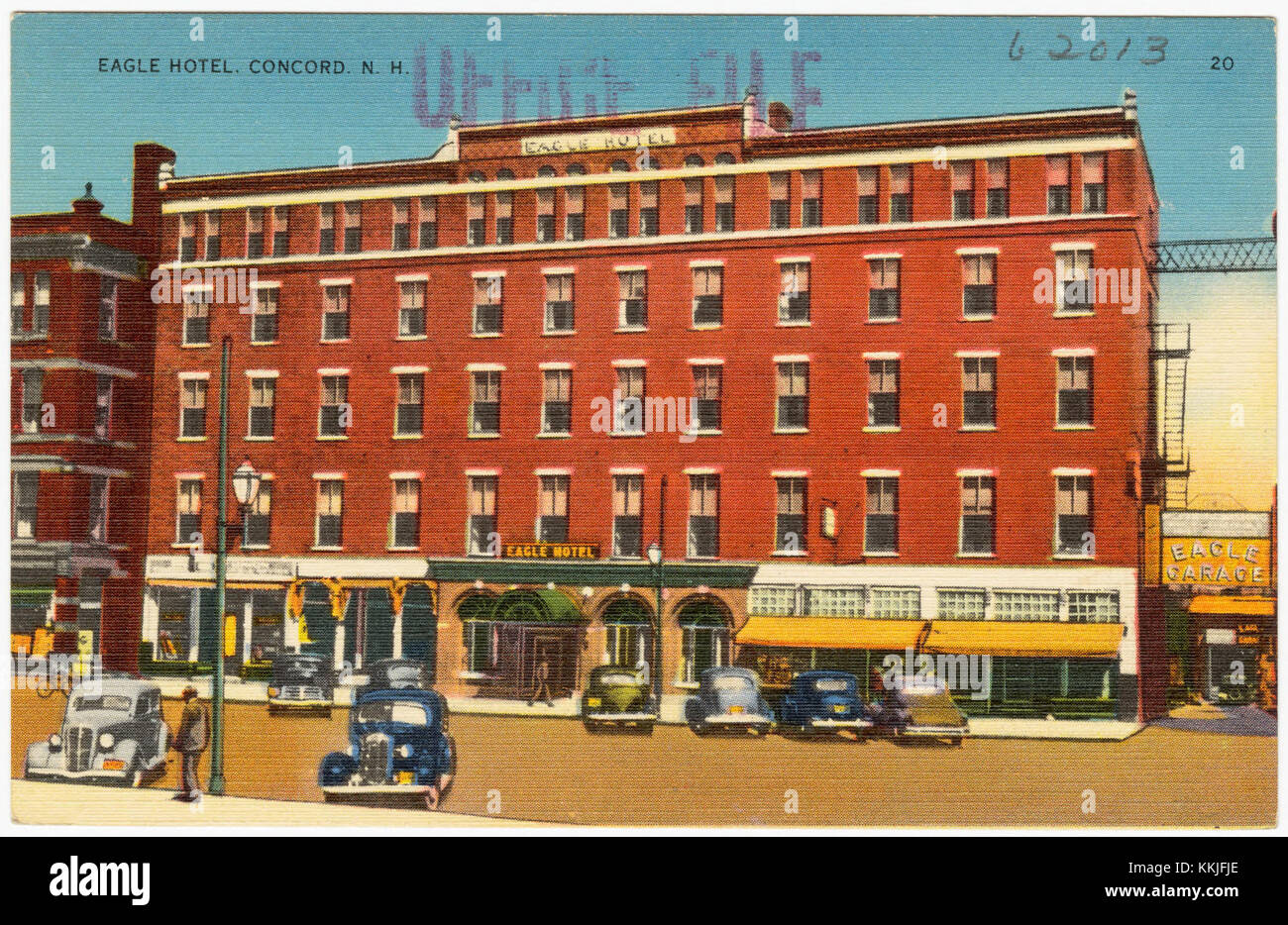 Eagle Hotel, Concord, N.H (62013) Foto Stock