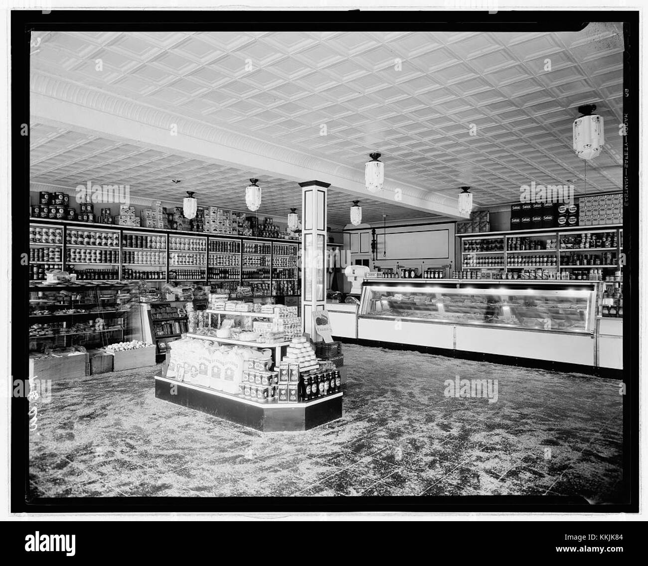 Interno del D.G.C. Store, 7th & e STS. 31040 v. Foto Stock