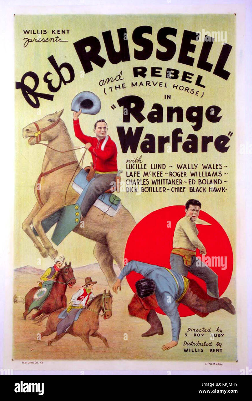 Il poster Range Warfare mette in evidenza l'addestramento militare e le tattiche relative alla guerra a gittata. Esso rappresenta gli aspetti strategici e tecnici delle moderne operazioni militari e l'importanza della gestione delle gamme. Foto Stock