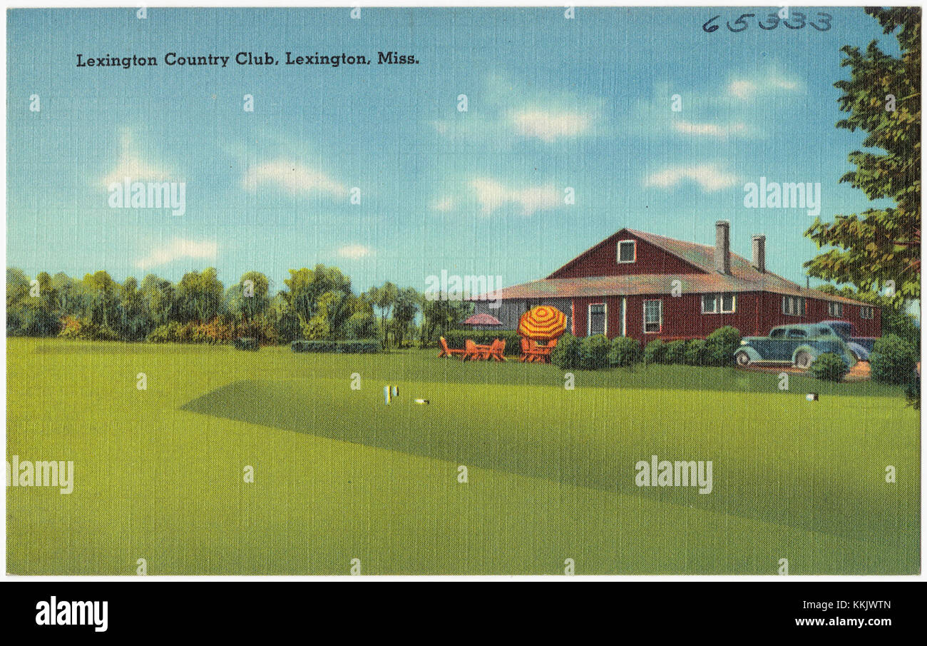 Il Lexington Country Club di Lexington, Mississippi, offre un mix di attività ricreative e sociali. Il club è noto per il suo campo da golf, i ristoranti e gli eventi locali, che lo rendono un punto di ritrovo per le riunioni locali. Foto Stock