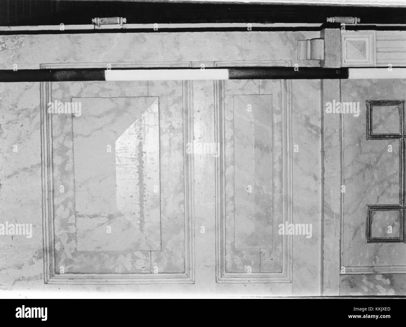 Casa Godreau a Ponce, Porto Rico, costruita nel 1985, presenta interni dettagliati, mescolando architettura moderna con elementi di design tradizionali portoricani. Foto Stock