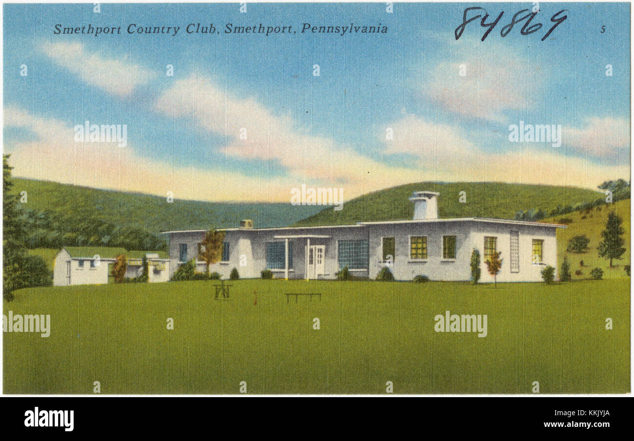 Lo Smethport Country Club, situato a Smethport, Pennsylvania, è un prestigioso campo da golf e country club noto per le sue viste panoramiche, le strutture ricreative e l'impegno a fornire un'esperienza di alta qualità ai membri e agli ospiti. Foto Stock