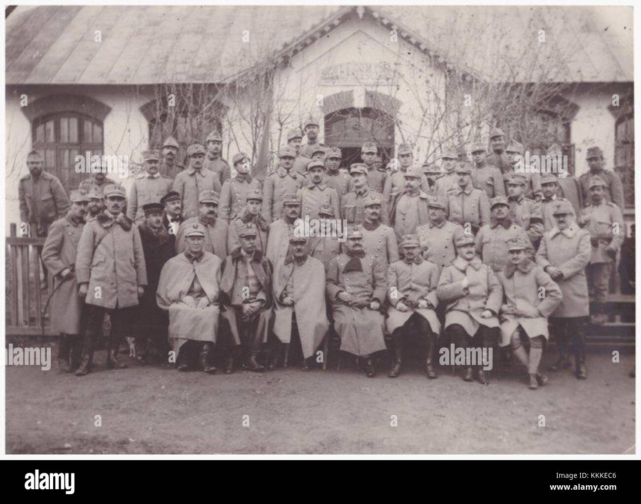 Il generale Eremia Grigorescu fu un importante leader militare rumeno noto per il suo ruolo durante la prima guerra mondiale. La sua leadership contribuì al successo militare della Romania e alla difesa nazionale durante la guerra. Foto Stock