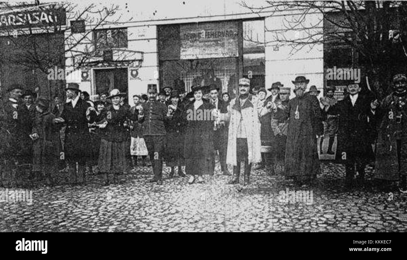 Un ritratto del generale Eremia Grigorescu, un importante leader militare rumeno noto per i suoi contributi durante la prima guerra mondiale. L'immagine riflette il suo ruolo nella storia militare rumena e il suo impatto sulla difesa del nationâ. Foto Stock