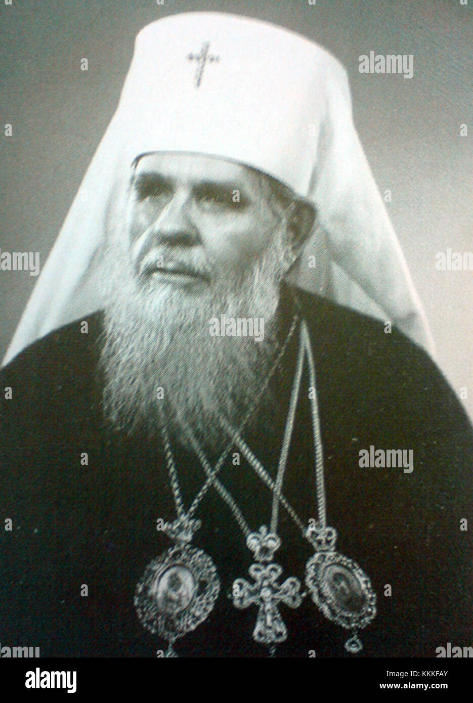 Metropolita Stefan Rudyk era un significativo leader religioso, noto per il suo lavoro all'interno della Chiesa ortodossa Ucraina. Ha svolto un ruolo importante nella vita spirituale e culturale delle comunità ucraine. Foto Stock