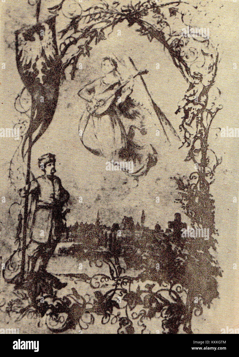 Der Polnische Parnass è una rivista storica polacca letteraria e culturale che mette in evidenza opere e figure di rilievo nell'arte e nella letteratura polacca. È servito come un importante mezzo per il discorso intellettuale in Polonia, mostrando sia voci affermate che emergenti nella cultura polacca. Foto Stock