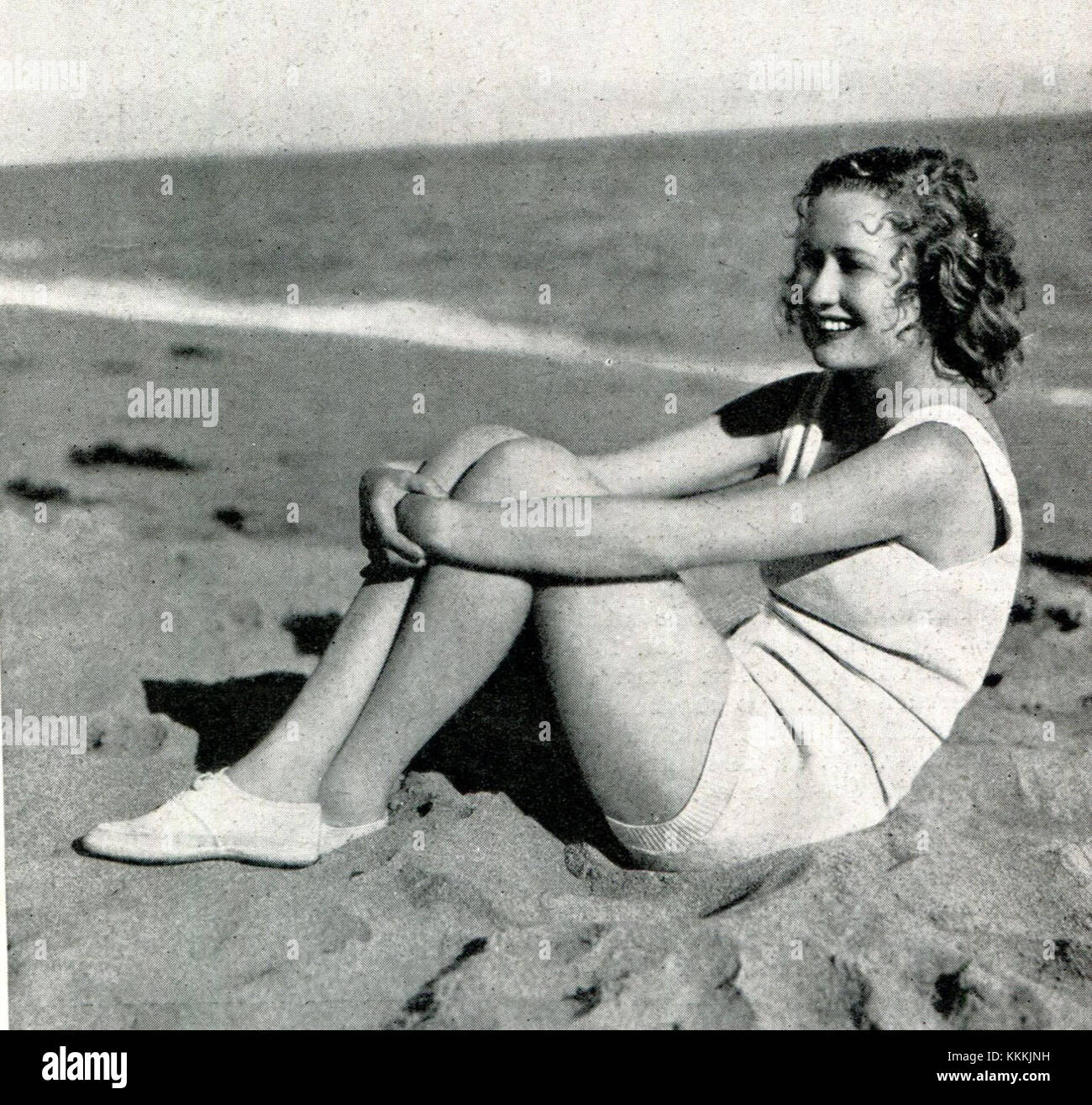 Miriam Hopkins è stata un'attrice americana nota per il suo lavoro nei film durante i primi anni '1930, contribuendo all'evoluzione del cinema hollywoodiano durante l'era pre-Code. Foto Stock