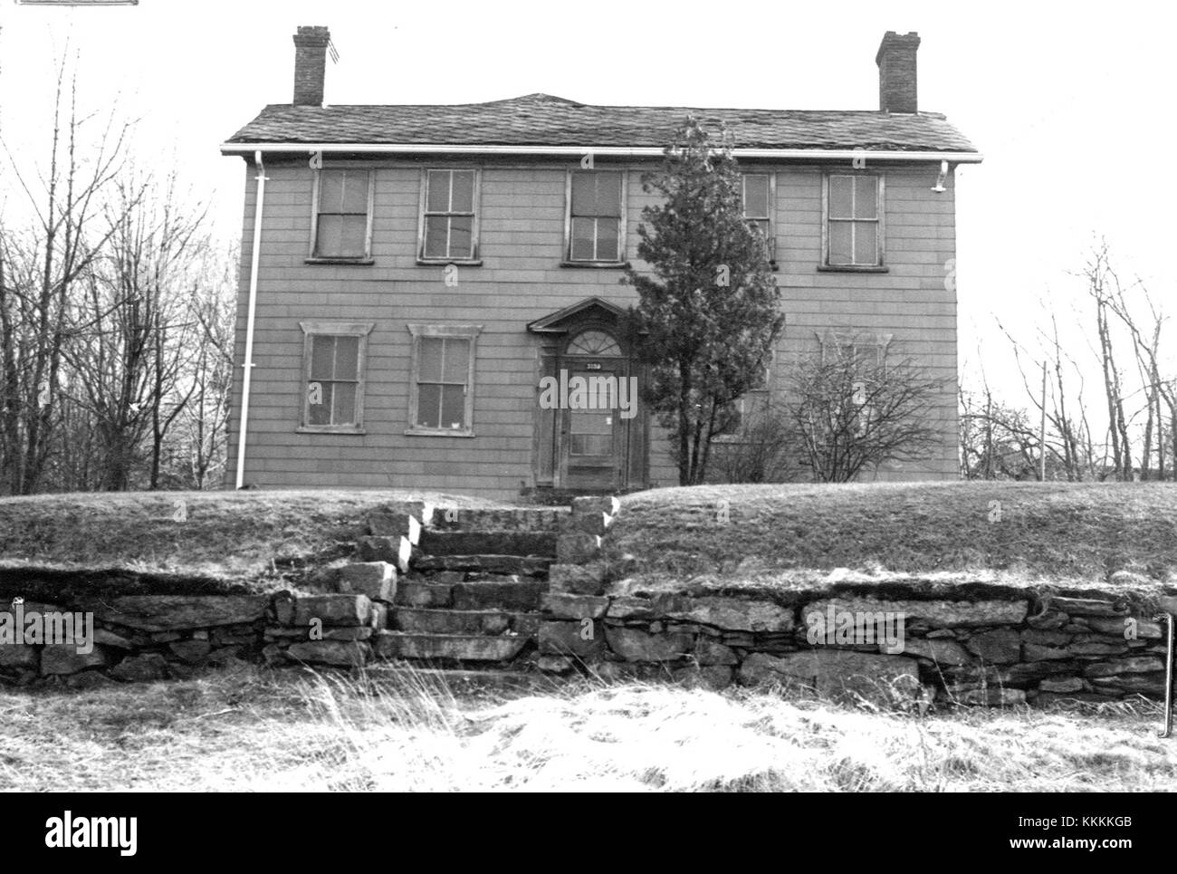 La Ashley House a Fall River, Massachusetts, è una residenza storica nota per il suo significato architettonico. La casa fa parte della storia del regionÂ, che riflette l'epoca in cui è stata costruita e il suo ruolo nella comunità locale. Foto Stock