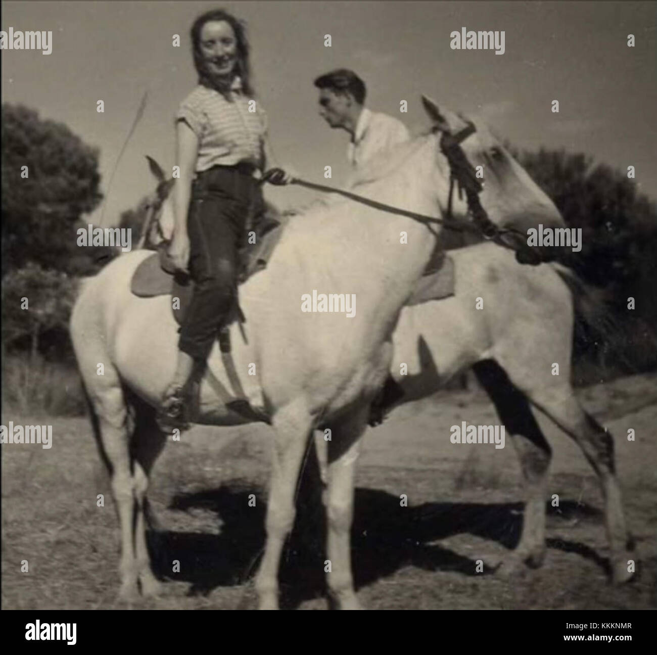 Jeanne Demessieux era una rinomata organista e compositrice francese, nota per la sua esperienza nell'esecuzione di organi e contributi alla musica classica. Le sue opere sono celebrate nella comunità della musica classica. Foto Stock