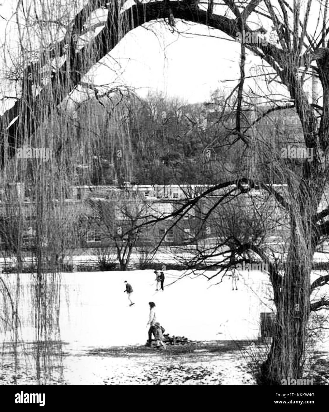 1965 - Union Terrace Park - Pattinaggio su ghiaccio - Allentown PA Foto Stock