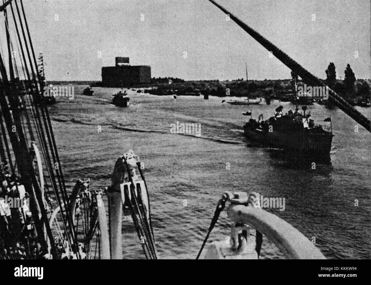 ORP Orlik era una nave della Marina polacca entrata in servizio nel 1945, con base a Szczecin. Ha giocato un ruolo nella storia navale della Polonia dopo la seconda guerra mondiale Foto Stock
