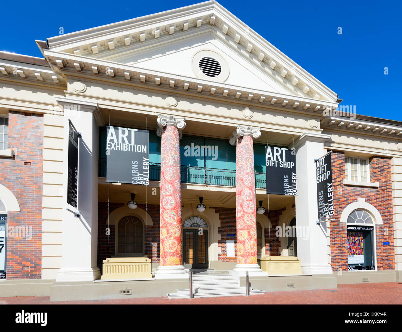 Galleria d'arte e la Mostra d'arte, Cairns, estremo Nord Queensland, FNQ, QLD, Australia Foto Stock