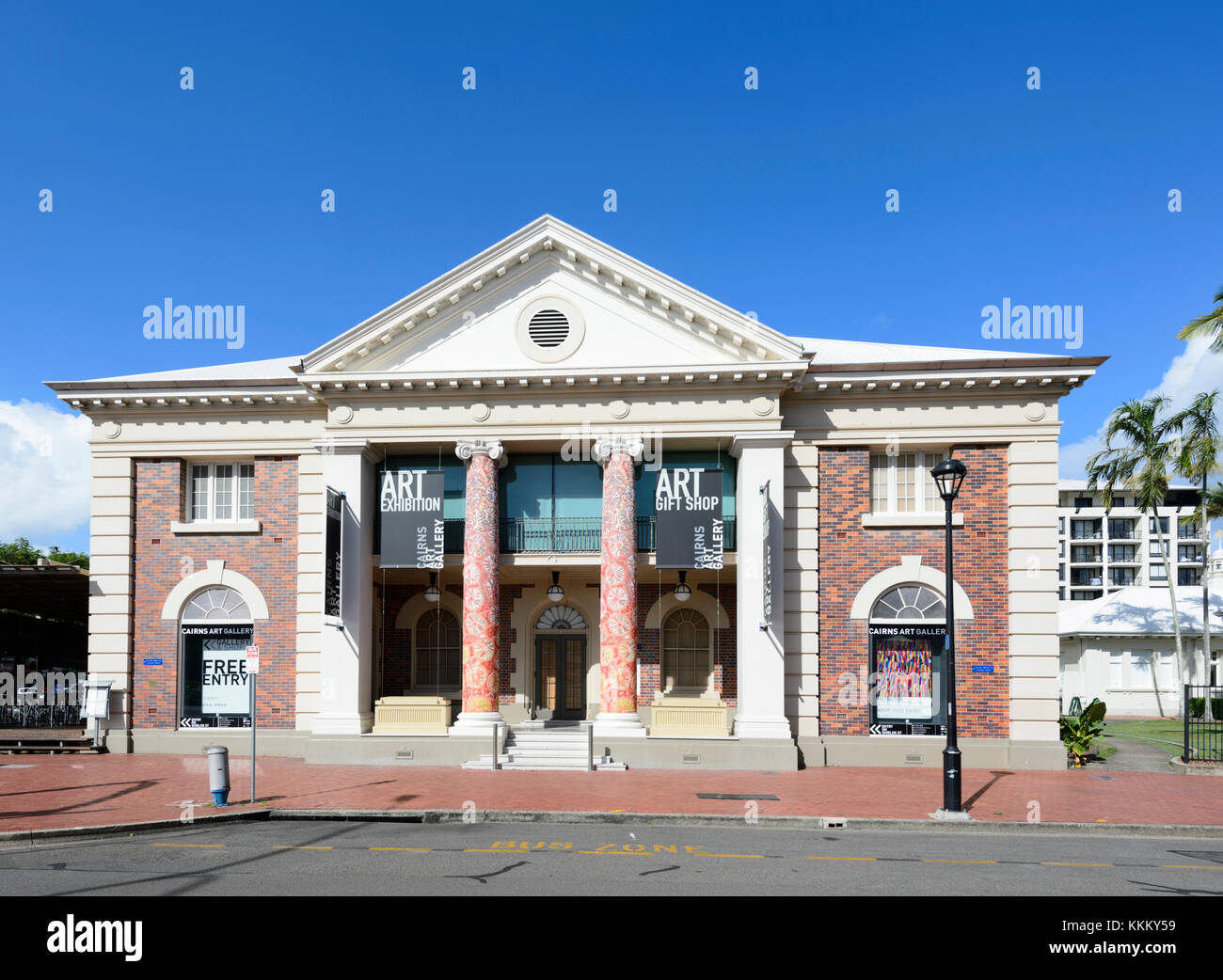 Galleria d'arte e la Mostra d'arte, Cairns, estremo Nord Queensland, FNQ, QLD, Australia Foto Stock
