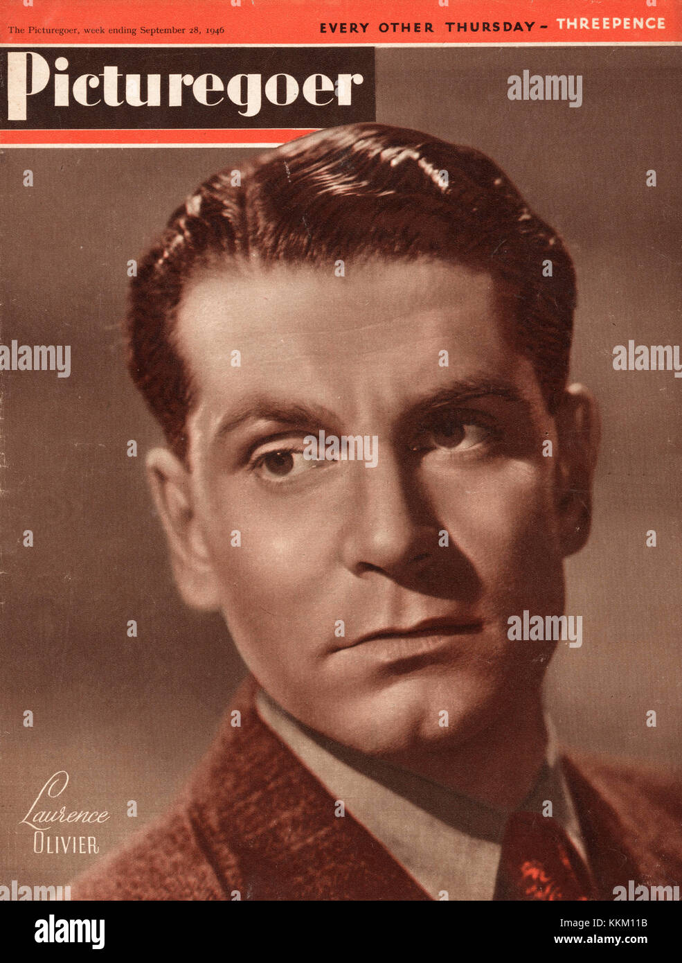 1946 Picturegoer Laurence Olivier Foto Stock