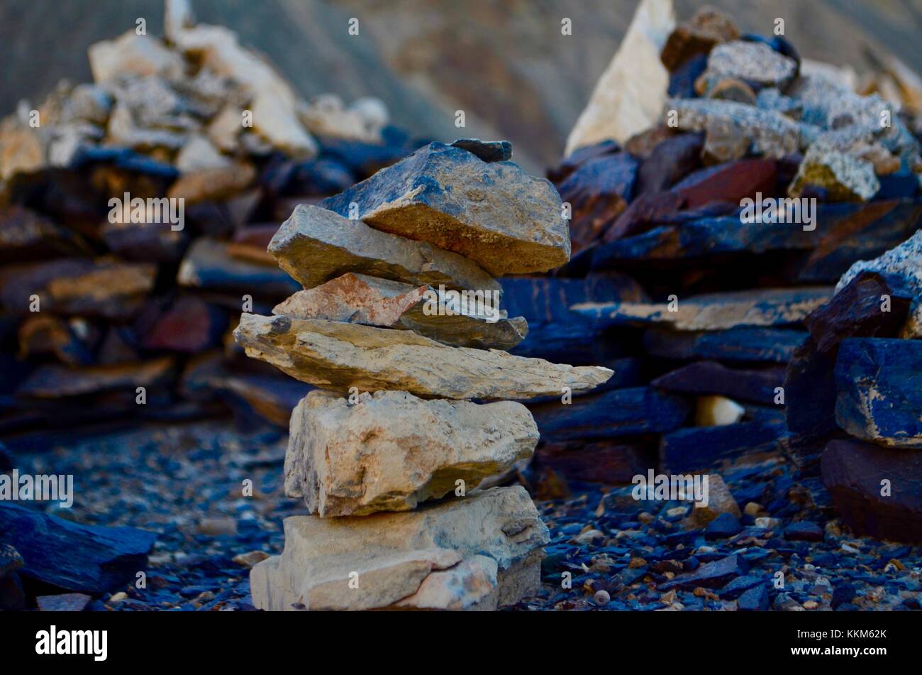 Montagne del Ladakh Foto Stock