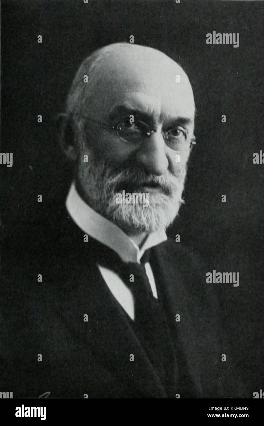 Ritratto di Heber J. Grant (1856-1945), settimo presidente della Chiesa di Gesù Cristo dei Santi degli ultimi giorni, noto per la sua enfasi sull'autosufficienza e sui programmi di welfare. Foto Stock