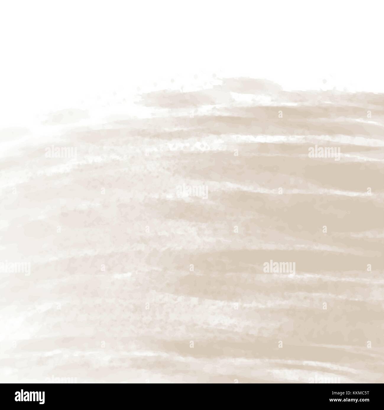 Fawn curvato pennellata linee di disegno ad acquerello su sfondo bianco, illustrazione vettoriale Illustrazione Vettoriale