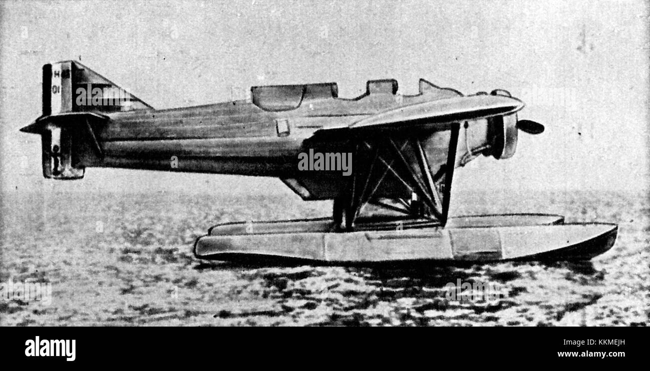 Il Leo H-43 è un aereo francese utilizzato all'inizio del XX secolo. Conosciuto per i suoi scopi militari e di ricognizione, l'aereo era noto per il suo design e il ruolo nella storia dell'aviazione. Foto Stock